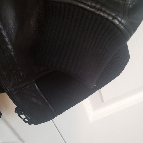 Genuine leather Jacket Bomber - Picture 5 of 8